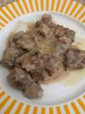 Churrasco de ternera al queso de cabra