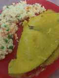 Pez espada con gambas
