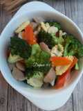 Cap cay brokoli bakso
