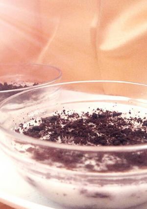 Foto resep puding oreo