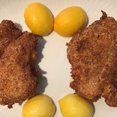 A picture of California Farm Parmesan Crusted Lambchops.