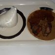Chicken beans soup and tuwo shinkafa