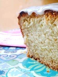 Una foto de Budín de limón VEGANO
