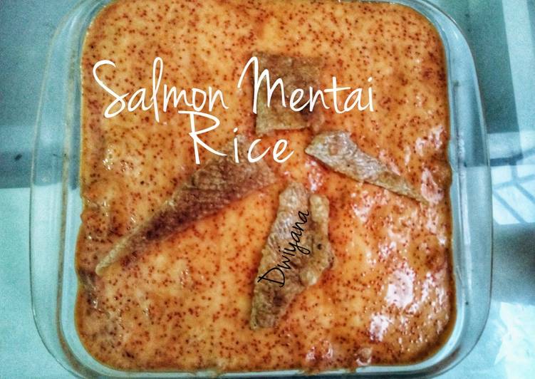 5 Resep: Salmon Mentai Rice Kekinian