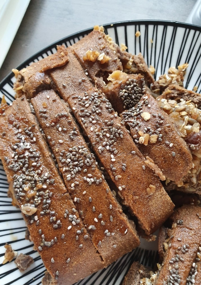 Una foto de Strudel de manzana con harina de sarraceno