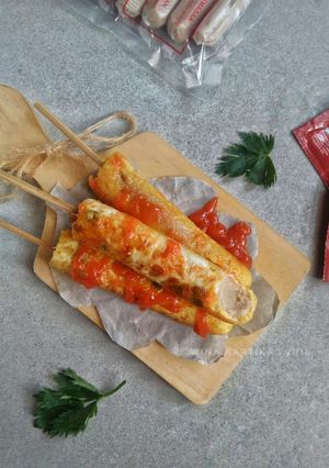 Foto resep Sosis Telur / Sostel Tanpa Cetakan #pr_cemilanjamannow