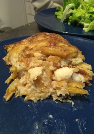 Une photo de Bacalhau com natas