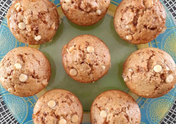 Recette - Muffins chocolat blanc sirop d'erable 