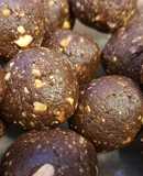Masitas de frutos secos y cacao