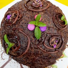 A picture of Wheat chocolate cake.