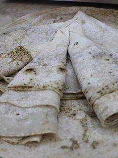 صورة لوصفة خبز الصاج