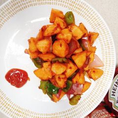 A picture of Chilli idli.
