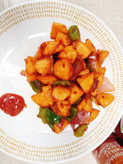 A picture of Chilli idli.