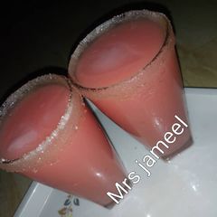 A picture of Water melon juice by Mrs jameel's kitchen.