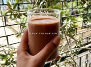 A picture of chocolate protein powder
