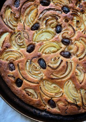 Foto di Focaccia di cipolle e olive