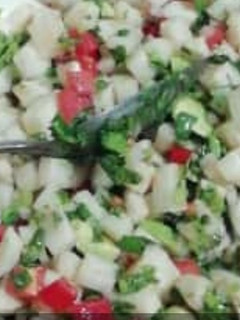 Una foto de Ceviche de jícama