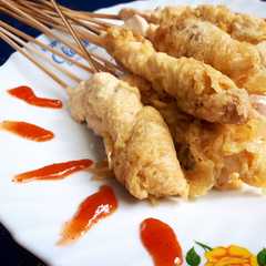 Sate Taichan with Telur Gulung #nostalgia VS #kekinian 😂 রেসিপির প্রধান ছবি