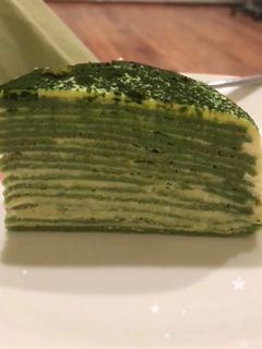 Foto resep Mille crepe teh hijau