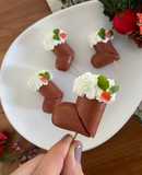 Botitas navideñas de salchicha