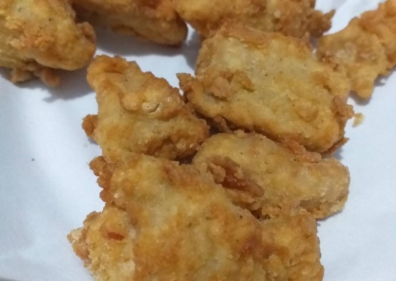 Ayam pop (ayam goreng tepung)