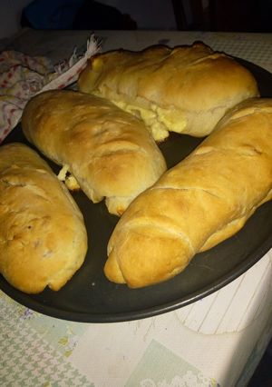 Una foto de Panes caseros rellenos