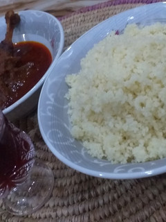 Couscous da miya ainihin hoton girkin