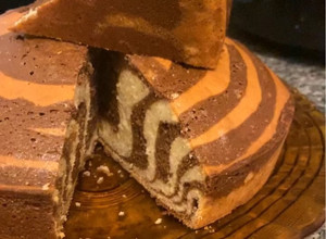 Una foto de Torta marmolada