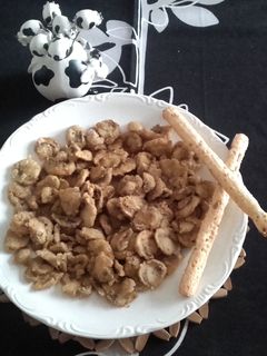 Una foto de Champiñones rebozados