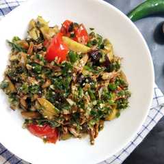 A picture of Balado jengkol + teri (cabe ijo).