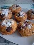 Muffiny z malinami i czekoladą