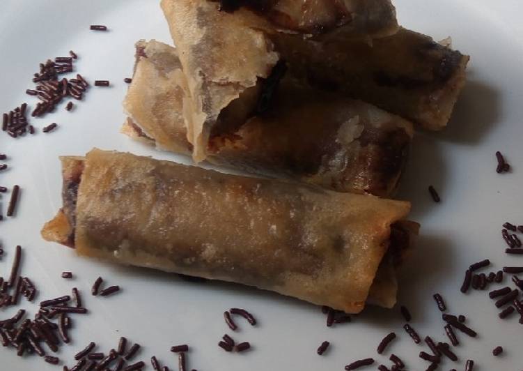Pisang Coklat piscok simple