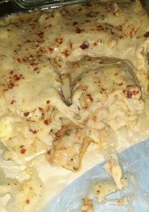 A picture of Lasagne rollups.