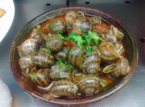 Una foto de Caracoles a la Gallega
