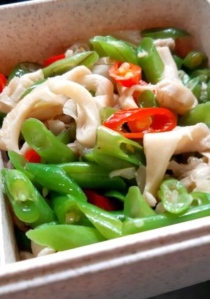 Foto resep 41. Tumis Buncis Jamur Tiram