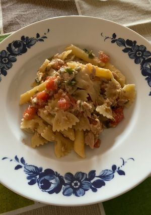 Foto di Pasta cipollotto e tonno