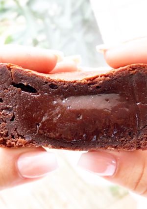 Une photo de Coeur coulant chocolat de l’❤️