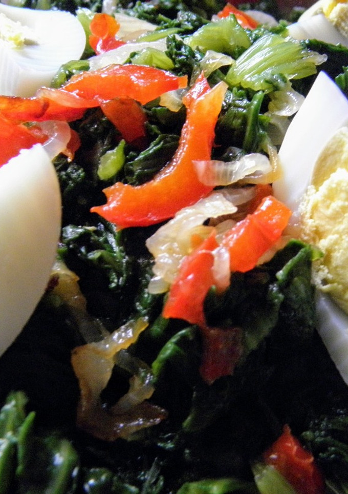 Una foto de Ensalada de acelga light