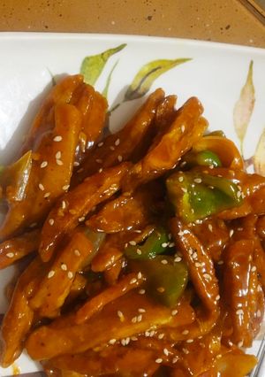 हनी चिल्ली पोटैटो (Honey chilli potato reicpe in Hindi) रेसिपी मुख्य फोटो