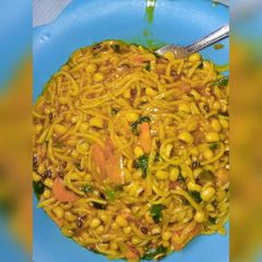 A picture of Taliyar Hausa wit alaiyahu and beans.