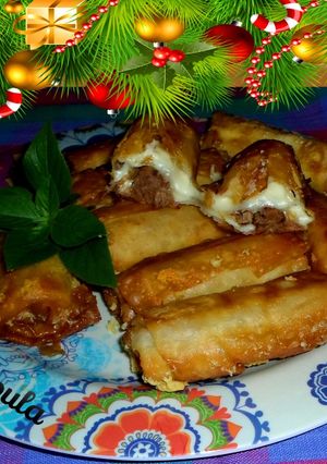 Φωτογραφία της συνταγής 🎅 Τσιγάρ μπουρέκ με βοδινό καβουρμά