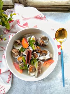Foto resep Sup kerang dara