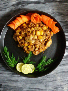 عکسی از دستور خوراک گوشت چرخ کرده