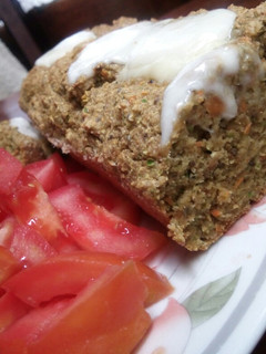 Una foto de Budín integral zucchini, zanahoria y queso
