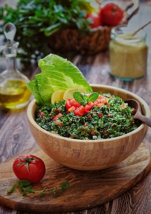 A picture of Tabbouleh.