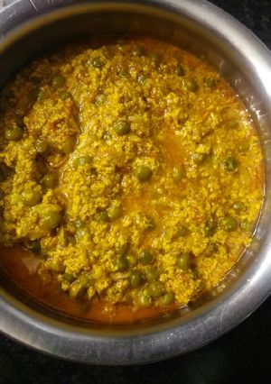 A picture of Khoya mater ki sabje.