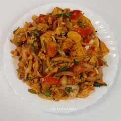 Chicken Sadeko A picture of Chicken Sadeko.