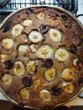 Torta de banana súper dulce y húmeda sin azúcar