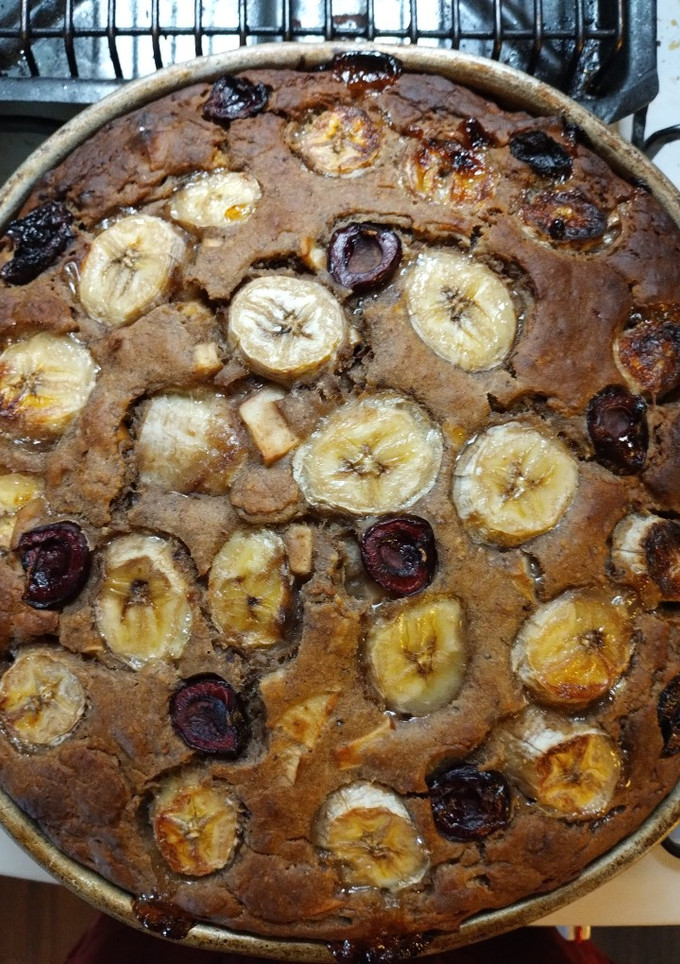 Una foto de Torta de banana súper dulce y húmeda sin azúcar