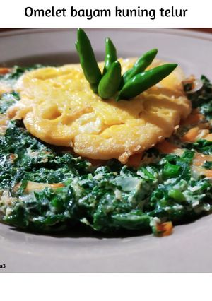 Foto resep Omelet bayam kuning telur